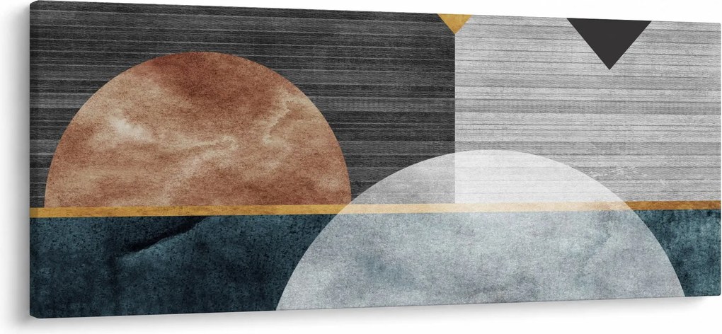 Kép - Formák és textúrák (120x50 cm)