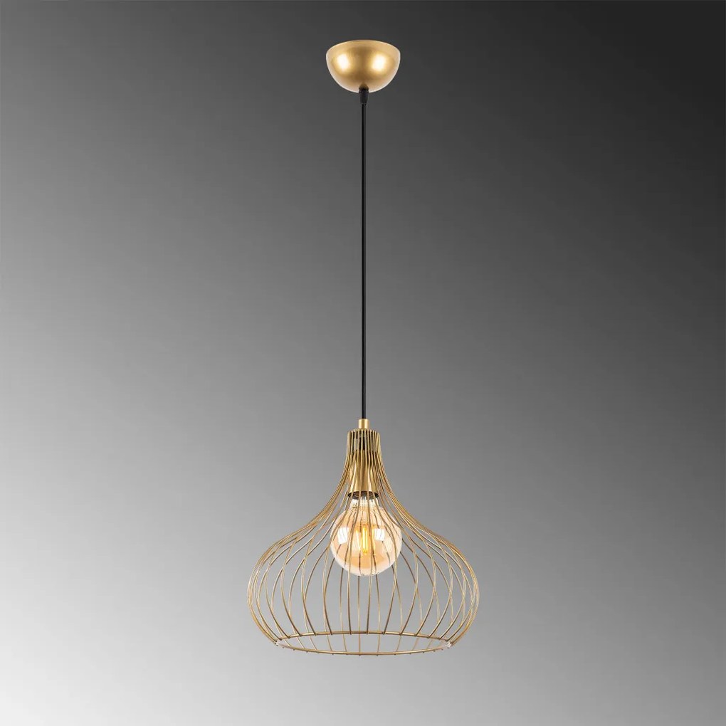 Teldamla fém függőlámpa, Ø22 cm – TR942FLG1604