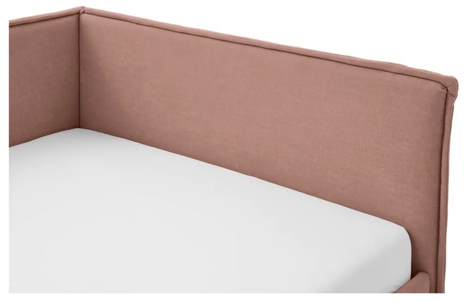 Rózsaszín gyerekágy tárolóhellyel 90x200 cm Fun – Meise Möbel