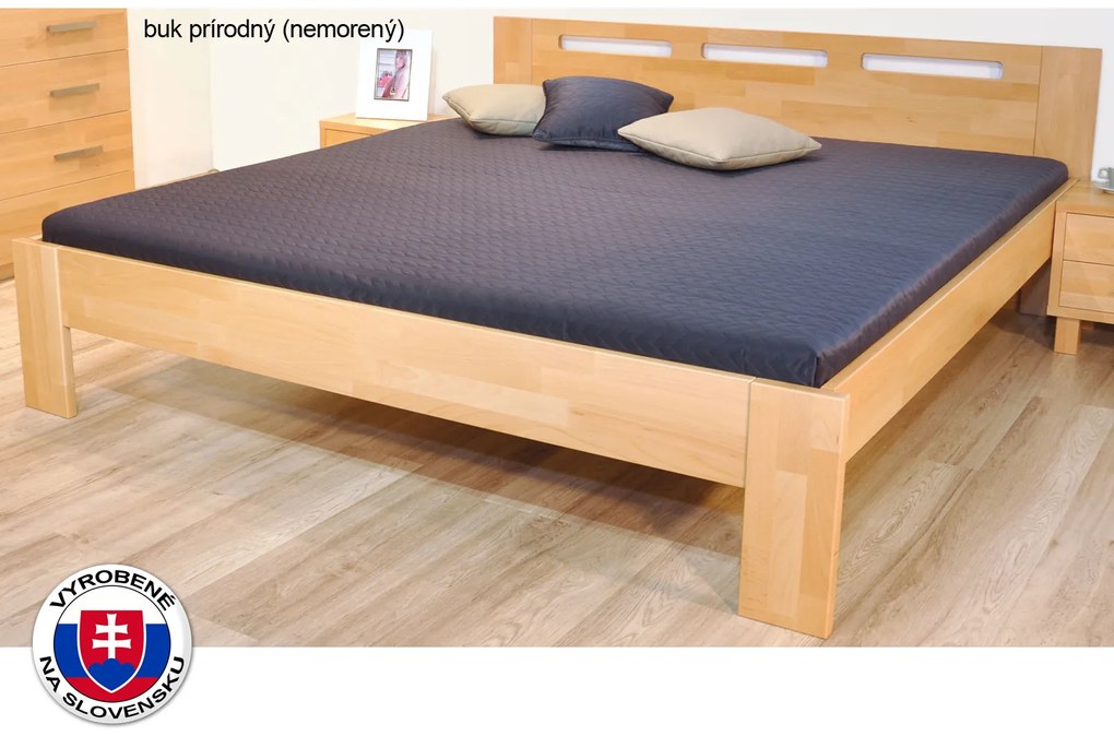 Franciaágy 210x140 cm Neoma (masszív). 745590
