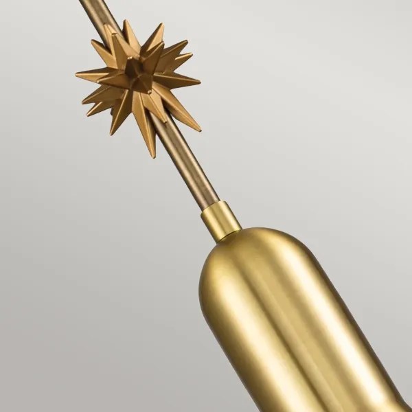 Elstead ETOILE-P-S-AB - Csillár zsinóron ETOILE 1xE27/60W/230V átm. 13,3 cm arany