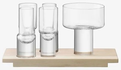 LSA International Adókészlet Vodka d 27 cm, átlátszó/hamvas - LSA nemzetközi