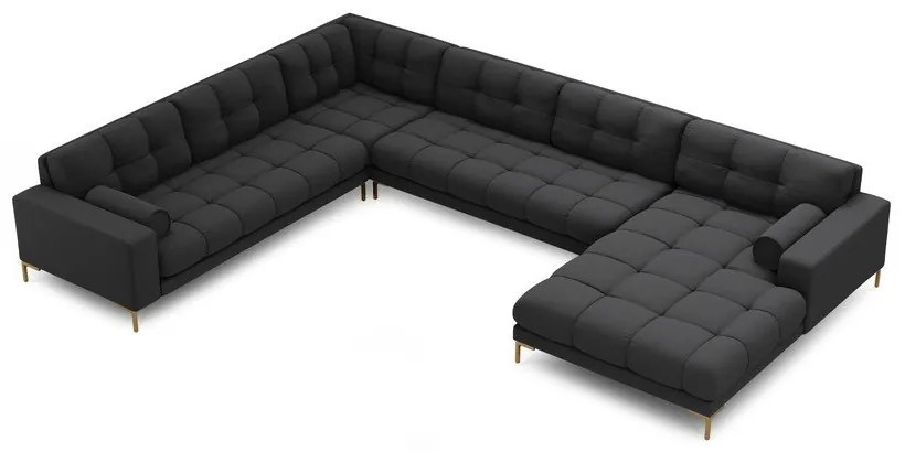 Sötétszürke sarokkanapé (bal oldali) Bali – Cosmopolitan Design