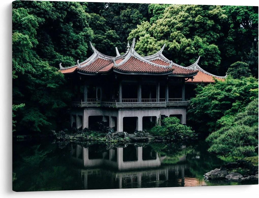 A japán nemzeti kert képe (70x50 cm)