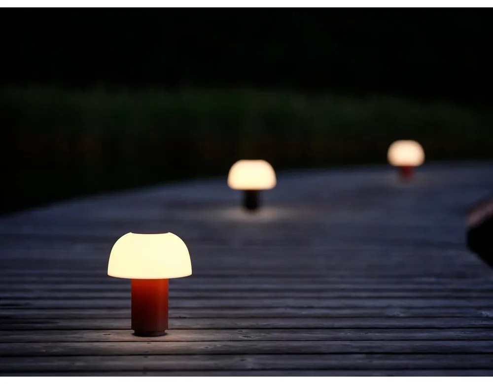 Narancssárga alumínium LED dimmelhető asztali lámpa (magasság 22 cm) Harvest – Zone