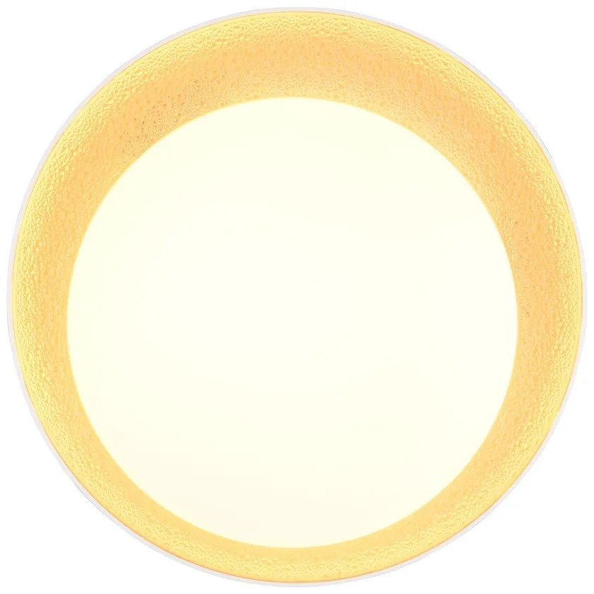 Fehér-világosbarna LED mennyezeti lámpa ø 45 cm Aleta – Trio