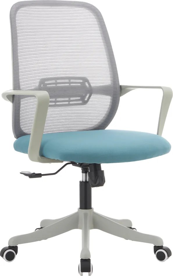 Irodai szék, szürke/kék, DERVIN