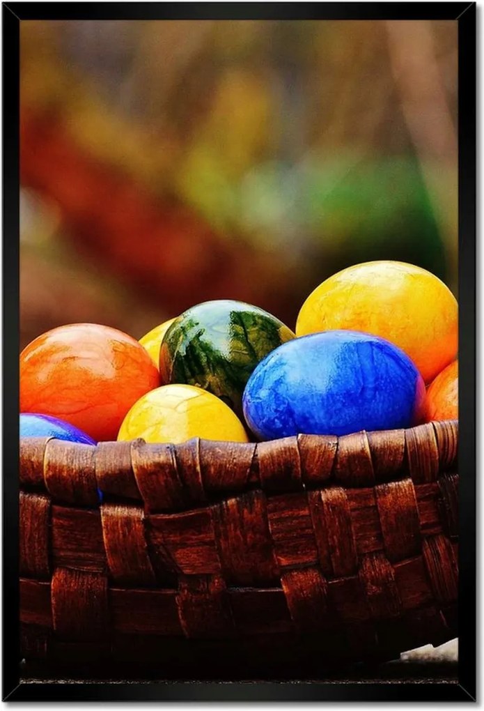 Poszterek keretben 40x60 Húsvéti húsvéti tojások