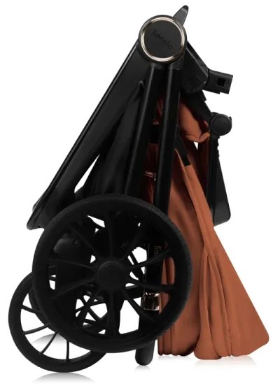 Lionelo - Kombinált babakocsi 3 az 1-ben MIKA PLUS Rozsdabarna