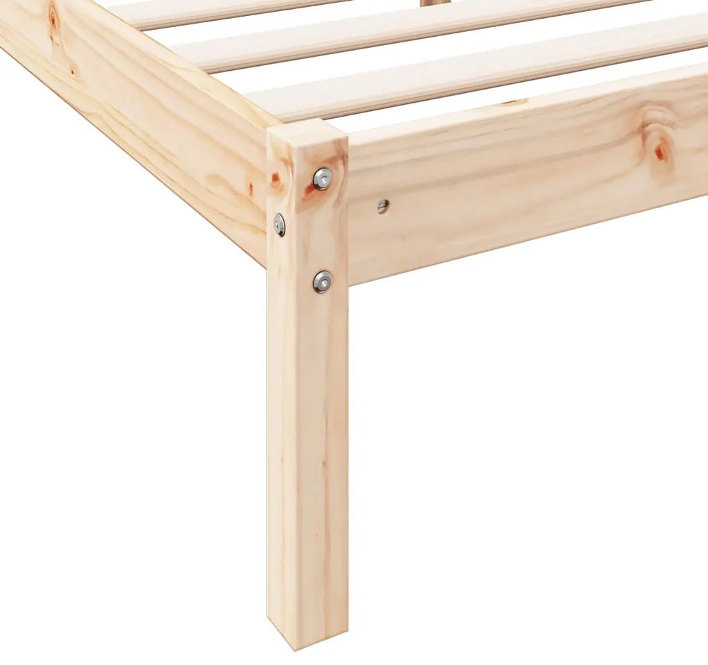 tömör fenyőfa extra hosszú ágykeret matrac nélkül 80 x 220 cm