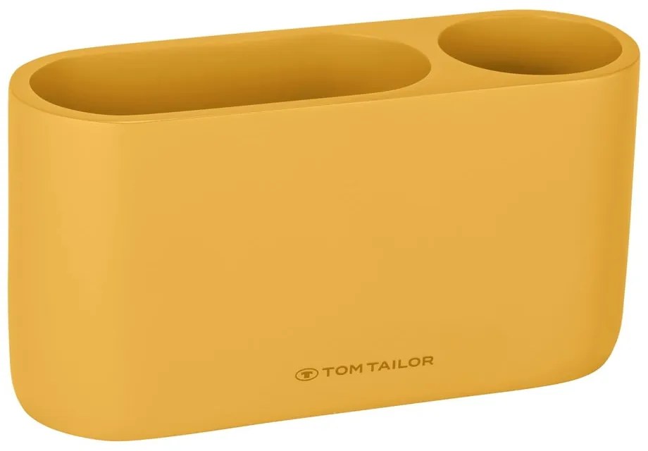 Mustársárga poligyanta fogkefetartó pohár Tom Tailor T-Color Bath – Wenko