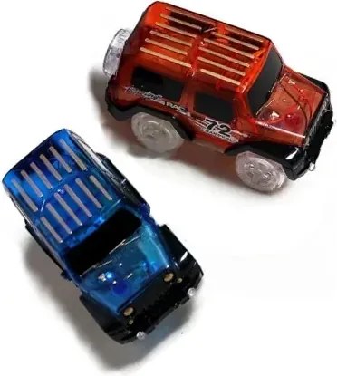 Zaparkorun Kisautó világító autópályához - 6 cm széles - piros