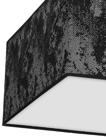 Mennyezeti lámpa SATINO 3xE27/60W/230V fekete/ezüst