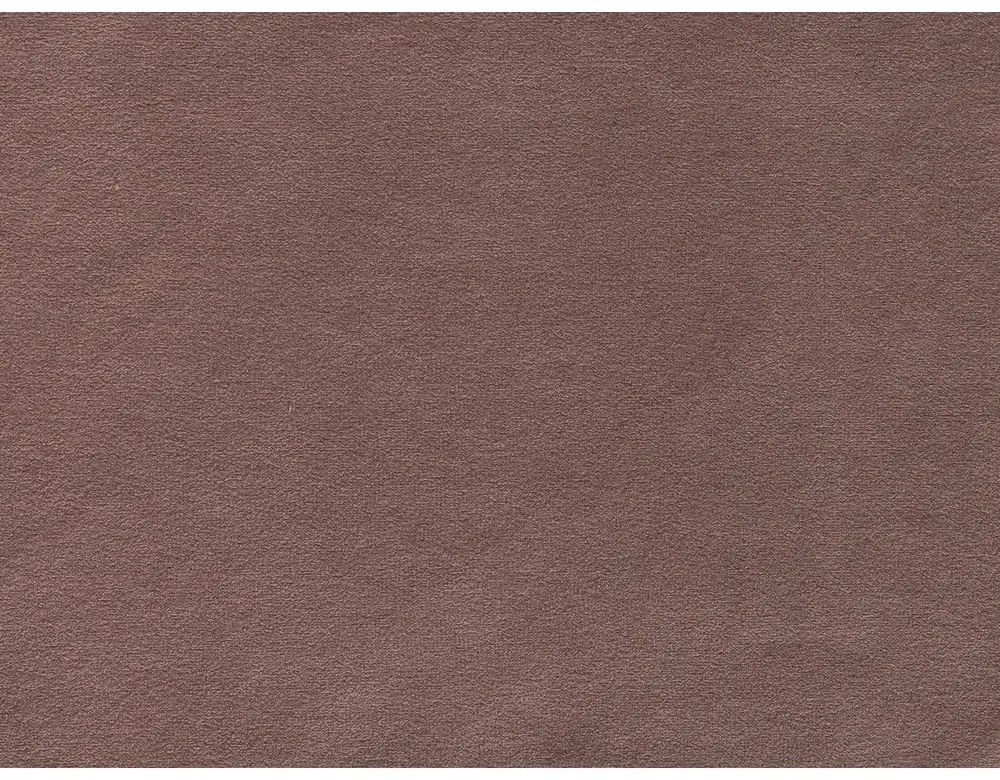 Világos rózsaszín bársony kinyitható sarokkanapé (bal oldali-"U" alakú) Sweet Harmony – Miuform