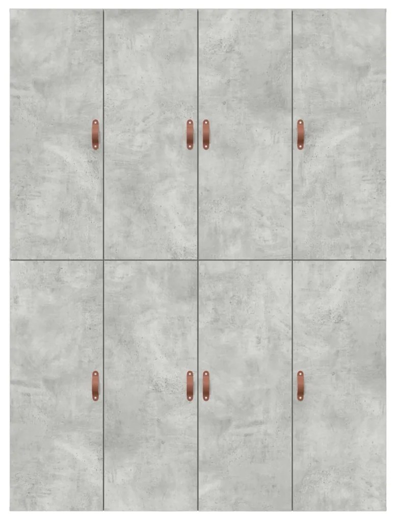 Tároló Ágykeret Beton Szürke 140x200 cm