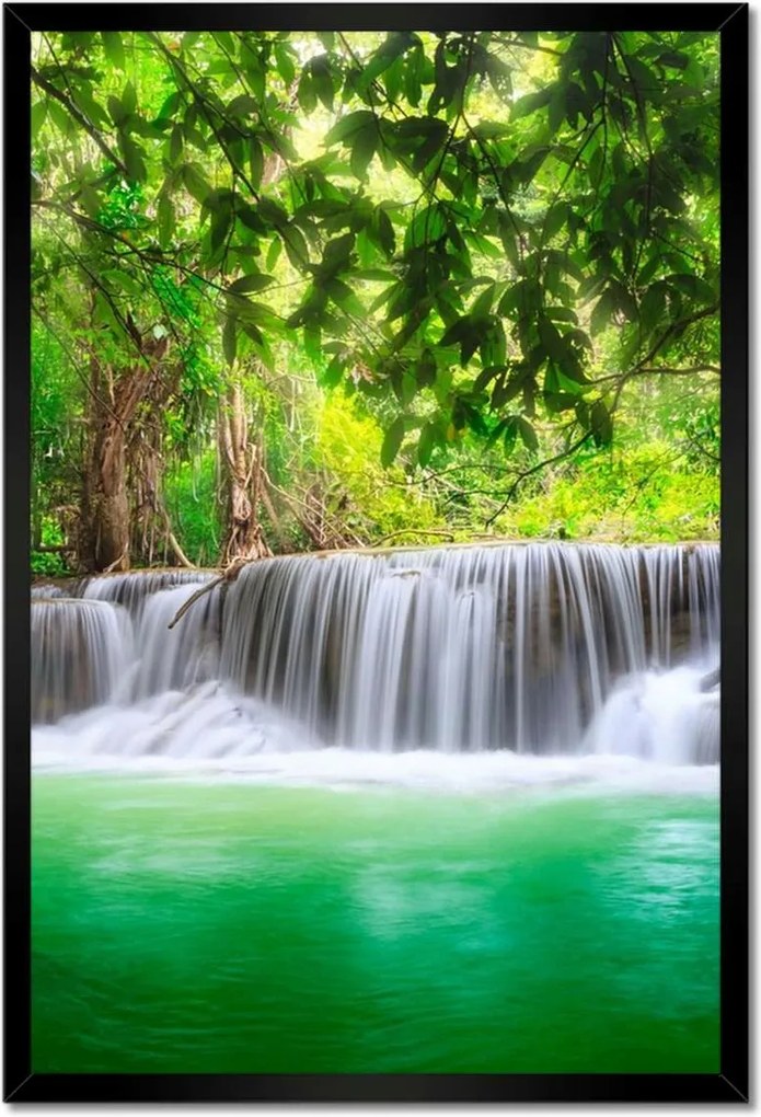 Poszterek keretben 40x60 Tájkép vízesés