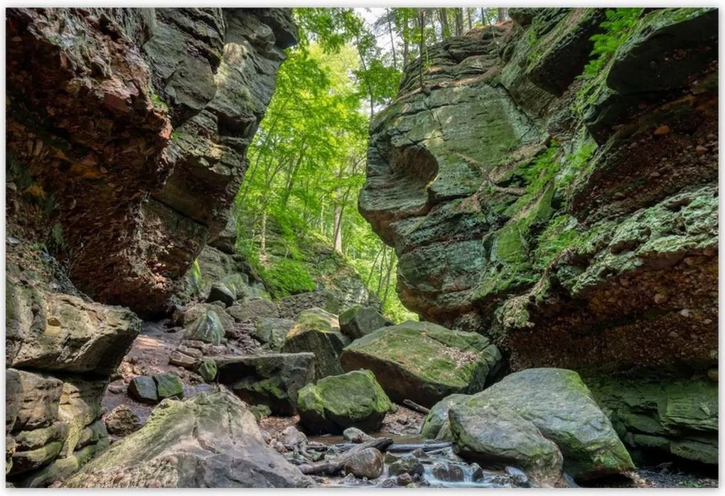 Poszterek 155x105 Hegyek Kövek Sziklák