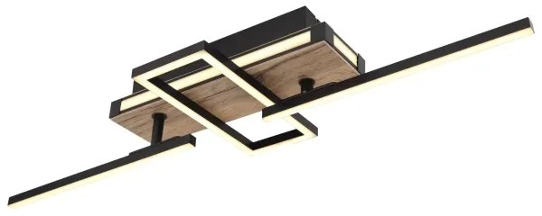 Globo 67299D2 - COLLI LED mennyezeti lámpatest LED/30W/230V barna/fekete