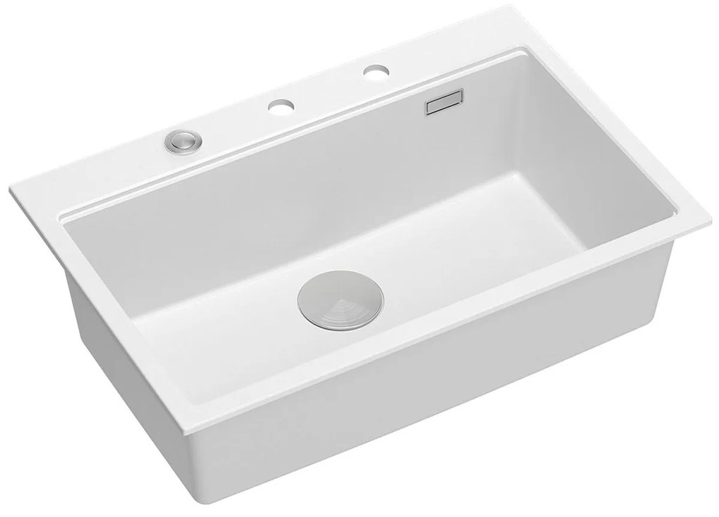 gránit mosogató MARC 110 WORKSTATION White
