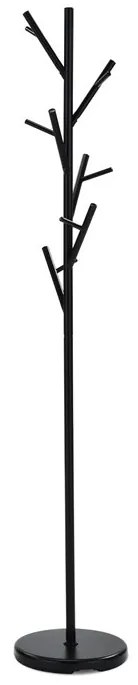 Fekete fém állófogas, 170 cm magas