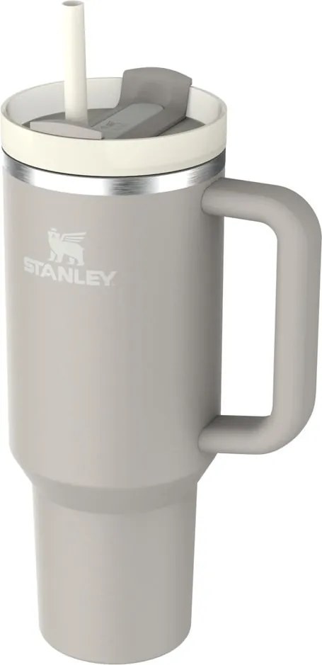 Világosszürke rozsdamentes acél termosz szívószállal 1,18 l Quencher H2.0 FlowState Tumbler Ash – Stanley