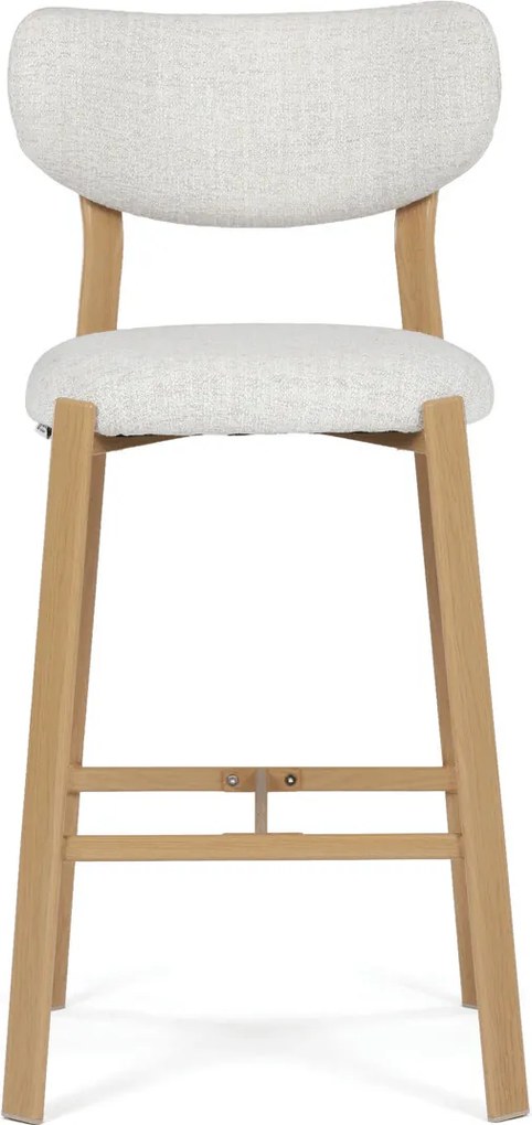 AUB-L3125 OAK fehér szövet bárszék