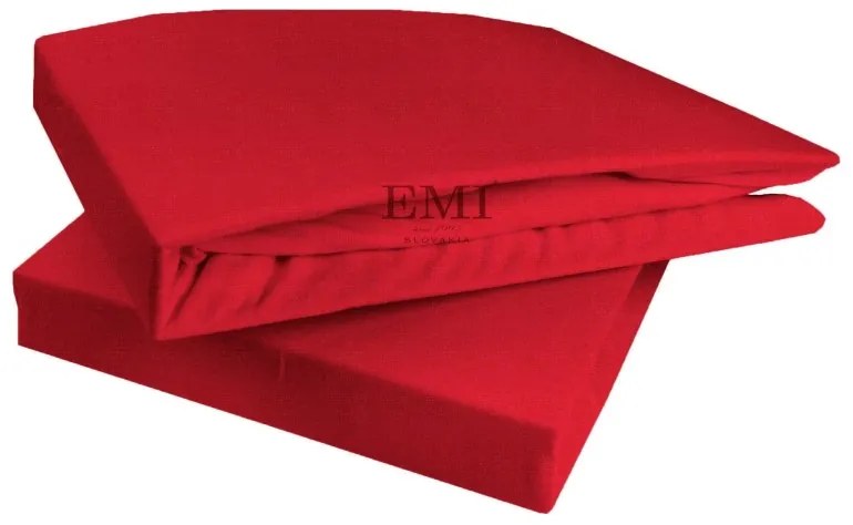 EMI piros szupersztreccs lepedő, 180x200-as lap
