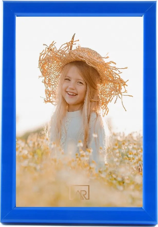 Keskeny A4-es képkeret 21x29.7 kék