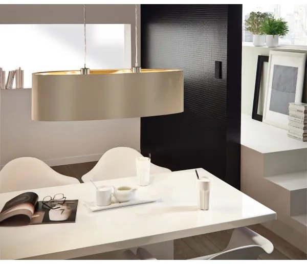 Eglo 31613 - MASERLO függeszték 2xE27/60W/230V, kábellel