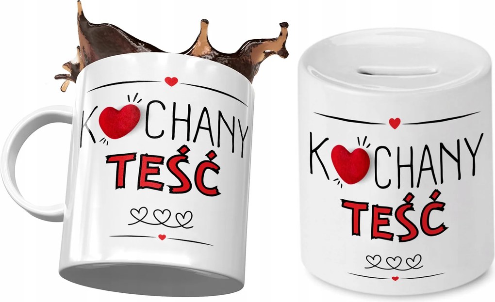 Apósnak Bögre Ajándék persely szett fényképes nyomtatással