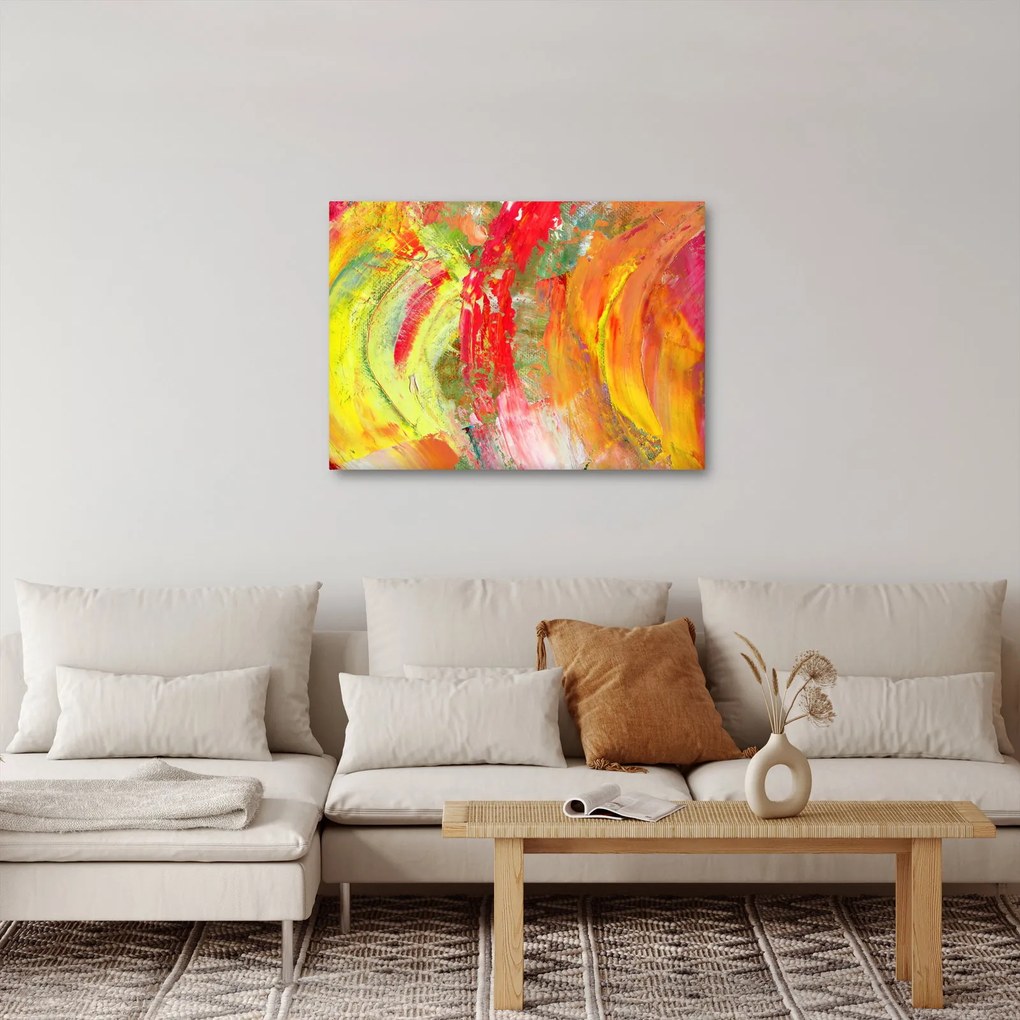 Absztrakció kép - festmény (70x50 cm)