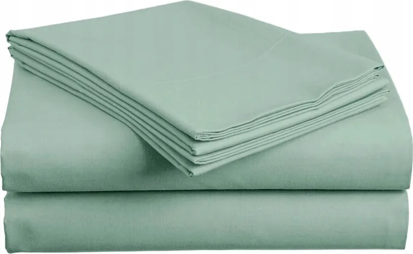 Pamut lepedő menta 140x240 cm