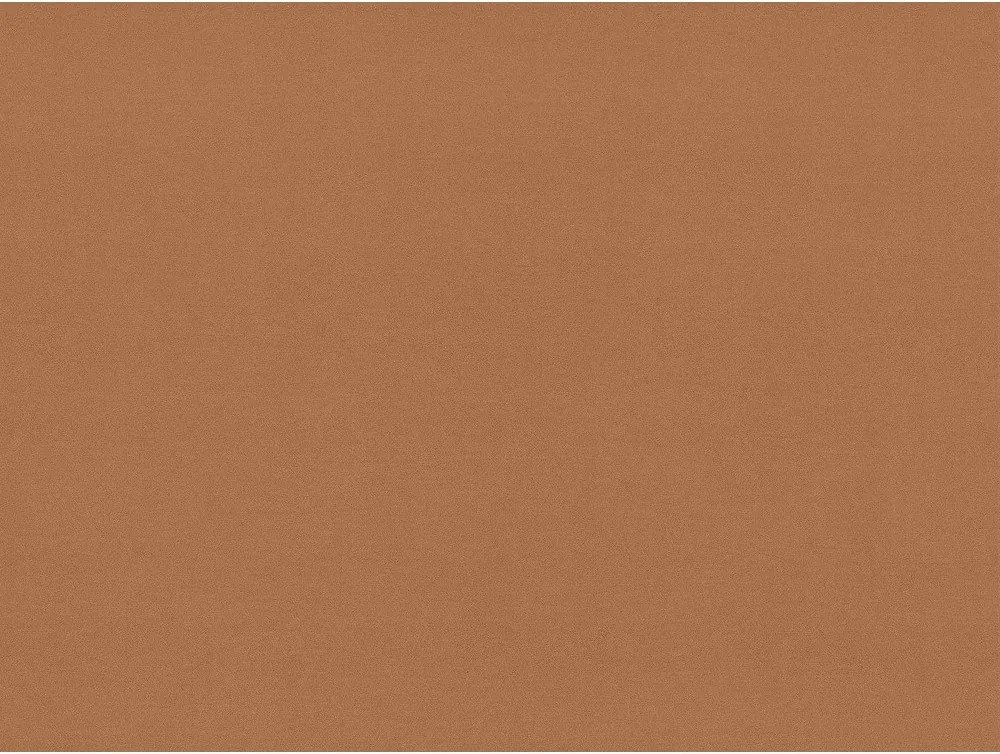 Narancssárga kárpitozott franciaágy ágyráccsal 140x200 cm Aveline – Micadoni