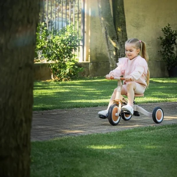 PETITE&MARS - Gyermek tricikli 5in1 TURBO Desert Sand