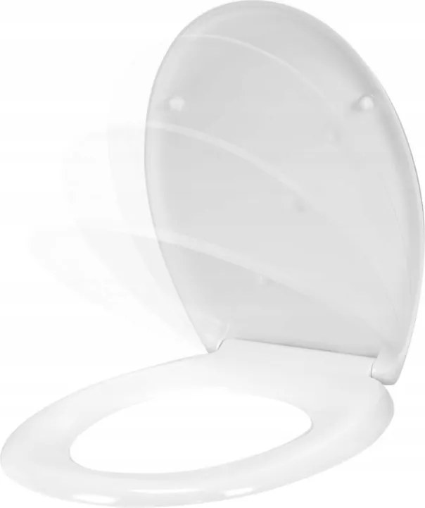 Entera Lassan Ereszkedő WC-ülőke Kihúzható Fehér