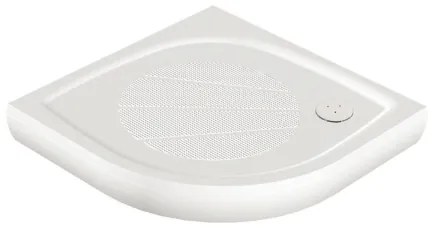 Ravak XA237701010 - Negyedkörű zuhanytálca ELIPSO 90x90 cm fehér