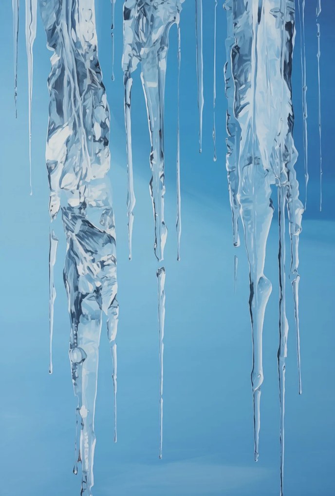Poszter 61x90,5cm Kristály jégcsapok