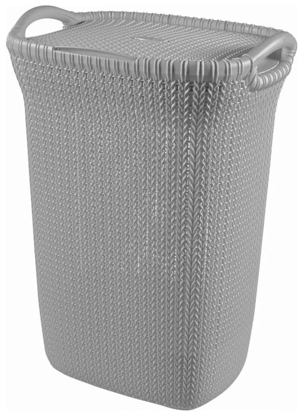 Műanyag szennyeskosár 57 l Knit – Curver