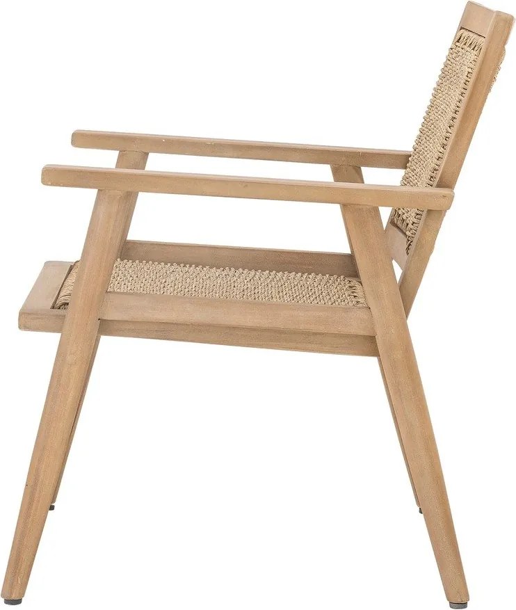 Natúr színű tömörfa kerti fotel Sorrento – Bloomingville