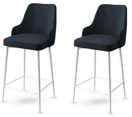 Enox Anthracite and White bárszék szett, 2 db, 2 db