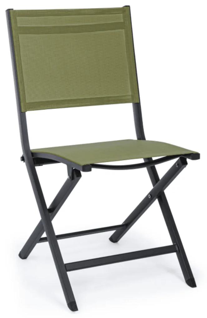 ELIN zöld alumínium kerti szék