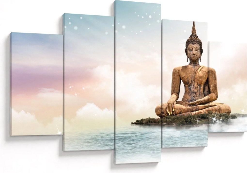 Kép - Buddha vigyáz a földre (150x105 cm)