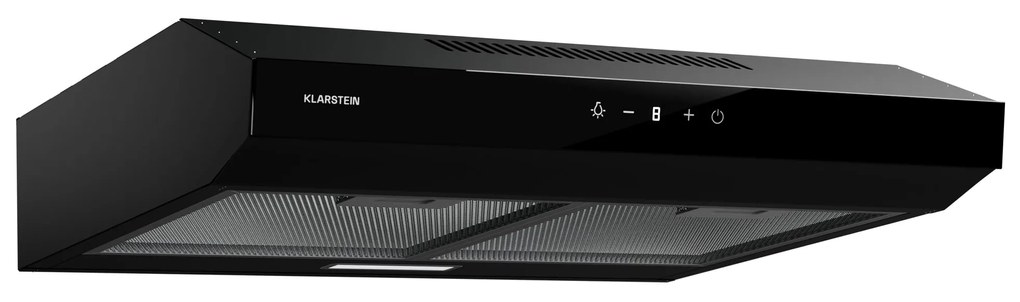 Klarstein Contempo Neo, páraelszívó, szekrény alatti, keringtetés, 175 m³/ó, SenseControl, integrált érintésvezérlés, rozsdamentes acél / akrilüveg