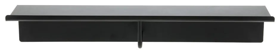 Fekete acél fali fogas polccal 21,5 cm A-Coat – Zone