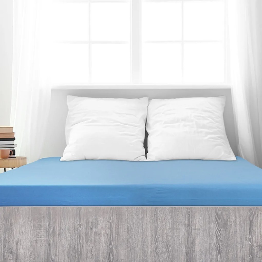 4Home Mako jersey lepedő kék, 180 x 200 cm