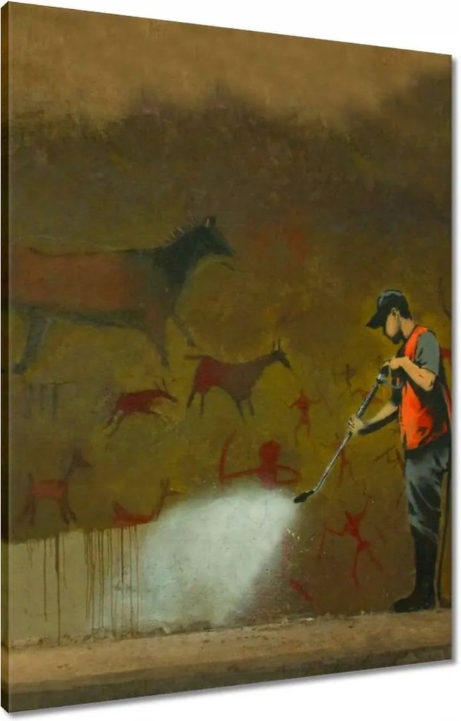 Festmények 60x80 Banksy Művészet eltávolítása