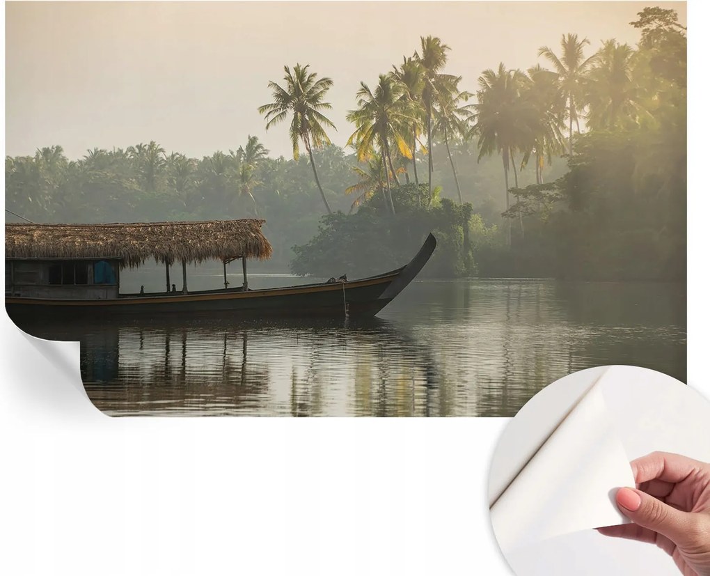 Modern öntapadós fotótapéta falra Trópusi kikötő 416x254