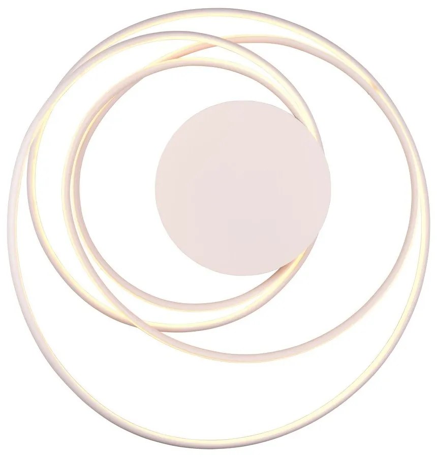 Fehér LED mennyezeti lámpa fém búrával Nala – Trio Select