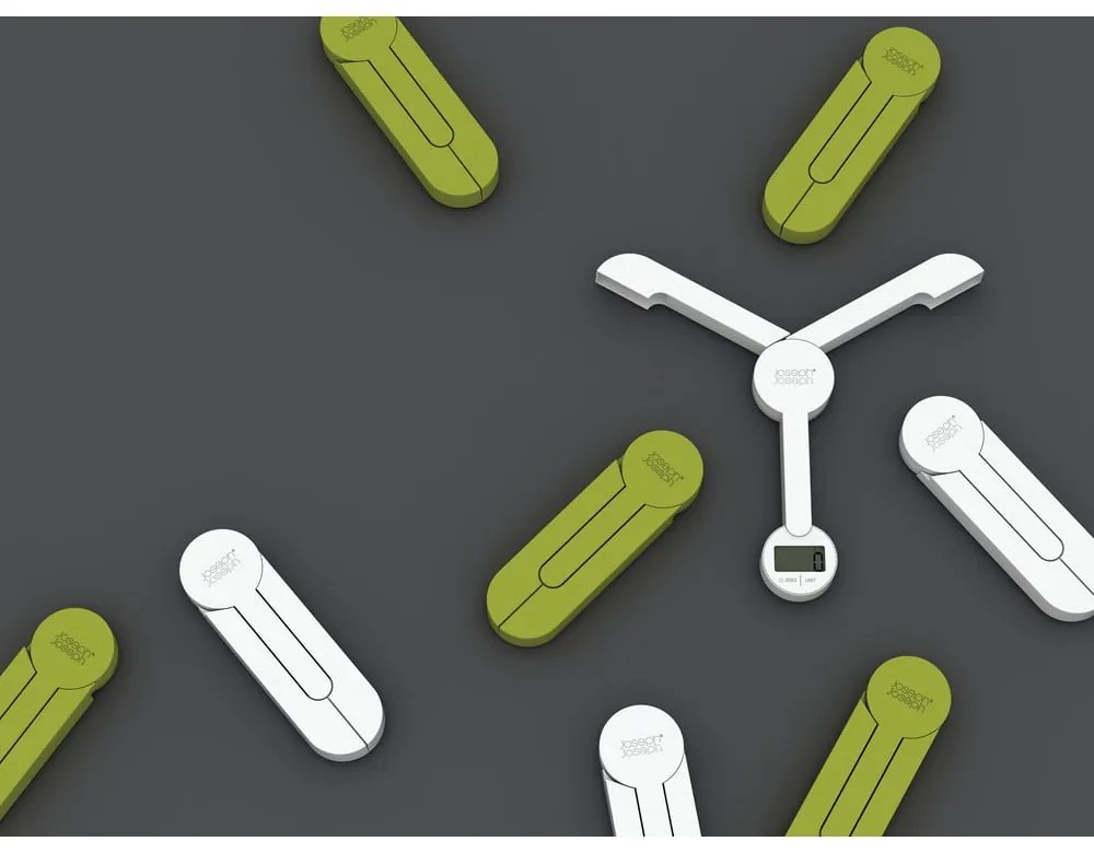 TriScale fehér összecsukható digitális konyhai mérleg - Joseph Joseph