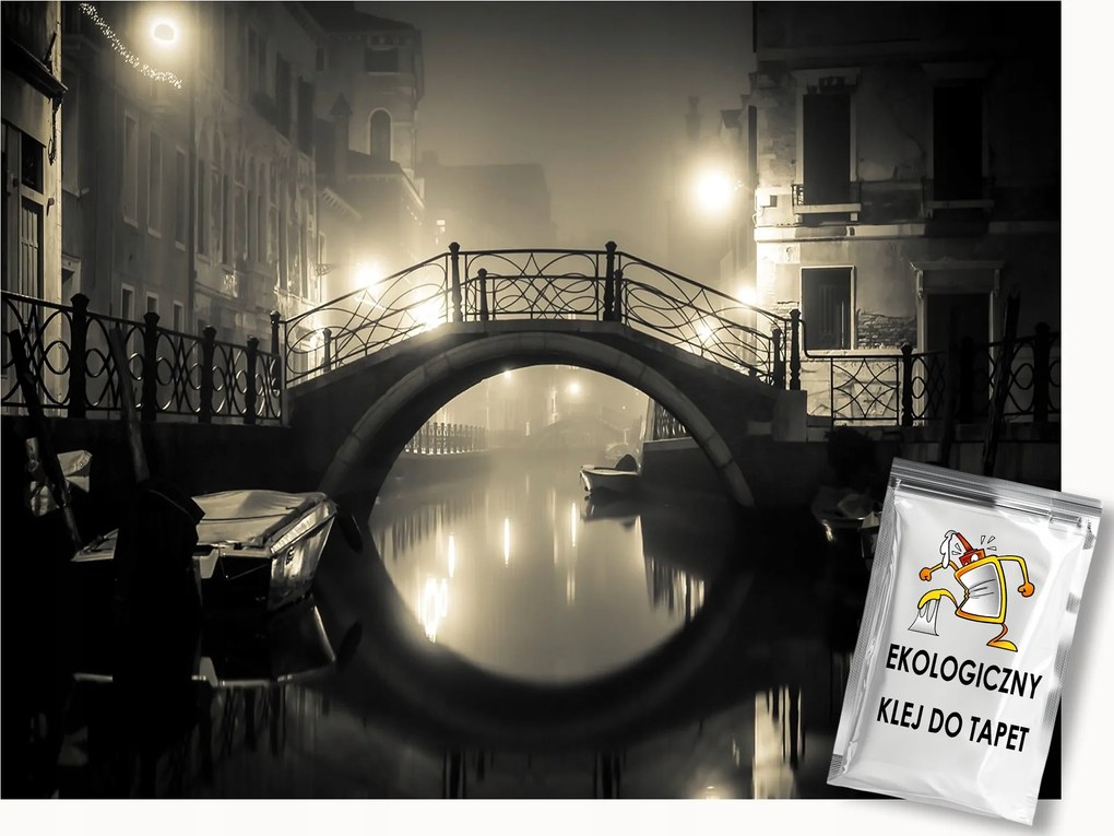 Fotótapéta Flizelina Város Velence Tájkép Éjszakai csatorna 200x140 ragasztó